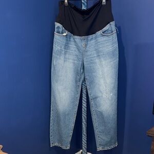 Isabel by Ingrid & Isabel- NWOT Blue Maternity Ankle Jeans Size 16